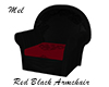Red Black Armchair