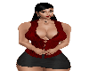 Red Shirt Black Skirt