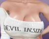 DEVIL Knitted White