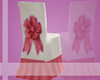 ::Pink Wedding Chair::