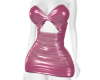 069 Satin pink Dress L