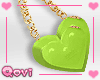 Yellow Green Heart