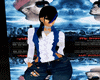 VEST BLOUSE BLU/WHITE