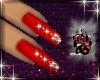 PS DiamondDoll Nails Red