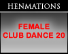 Club Dance Animation F20