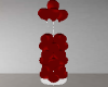 Dark Red Balloon Stand