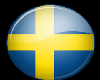 Sweden Button Sticker