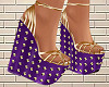 Purple+Gold Shoes