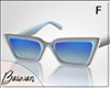 [Bw] White+Blue glassesF