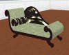 Z Chaise Green Black