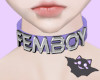 ☽ Choker Femboy Purple