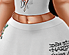h) Ed Hardy White Skirt