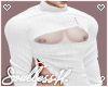 Muscular Sweater white