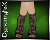 -DA- Black Lace Heels