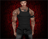 -D.E- TShirt Black+Tatoo