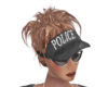 ladies police visor/hair