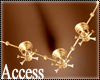 A. Skull Gold B.Chain