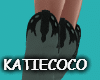 Corduroy green boots