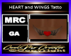 HEART and WINGS Tatto