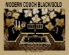 MODERN COUCH BLACK/GOLD