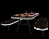 Animated picnic table