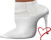 White Cyndie Boots