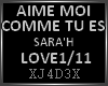 AIME MOI COMME TU ES