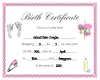 Ashanti Birth Certificat