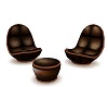 Brown Leather Seating