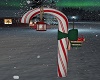Holiday Candy Cane Lamp