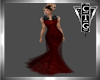CTG STORMY RED LACE GOWN