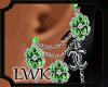  Earrings V2 Lime