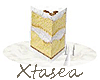 Almond Cream Cake Slice