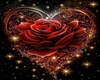 Rose Red Heart Swing