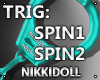 [ND] Handcuff Spin Teal