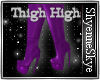 [SS]PVC Thigh Hi Purple