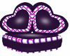 Purple valentine couch
