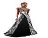 Black&White Evening Gown