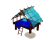 *Blue Beach Tent