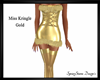 Miss Kringle Dress Gold