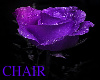 Purple Rose Chair