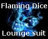 Flaming Dice Lounge Suit