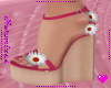 Pink Daisy Wedges