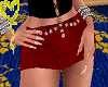 *ALO*PF Leather RedSkirt