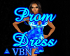 Prom dress blue