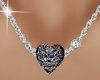 Black Heart necklace