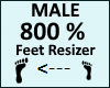 Feet Scaler 800%