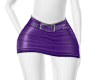 Skirt Purple Leather1605