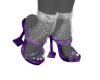 Purple Diamond Heels