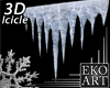 3D Melting Real Icicles 